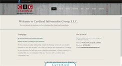 Desktop Screenshot of cardinalinformationgroup.com