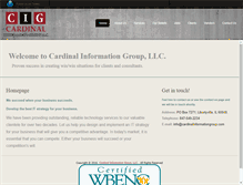 Tablet Screenshot of cardinalinformationgroup.com